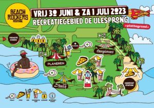 Plattegrond beachrockers 2023