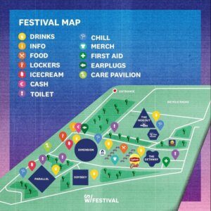 Plattegrond Strafwerk Festival 2023
