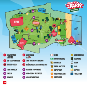 Plattegrond A Day at the Park 2019