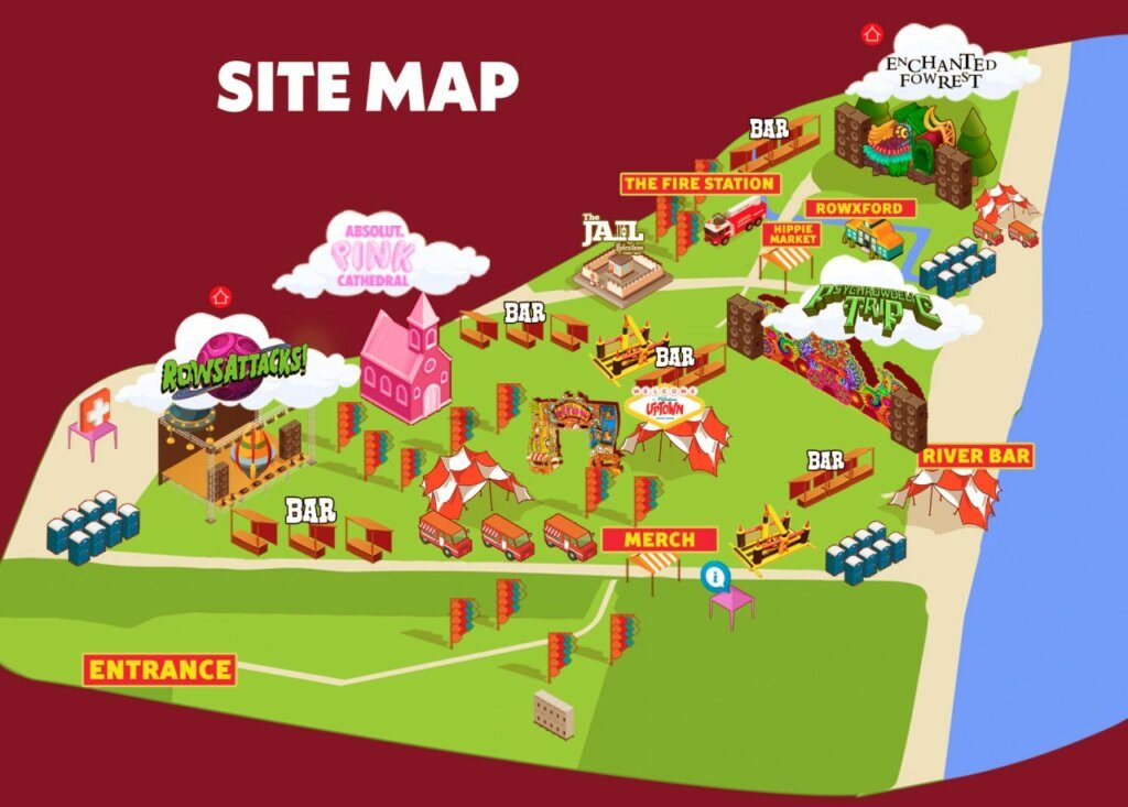 Plattegrond Elrow Town Amsterdam 2019