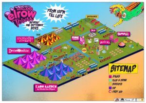Plattegrond Elrow Town Holland 2023