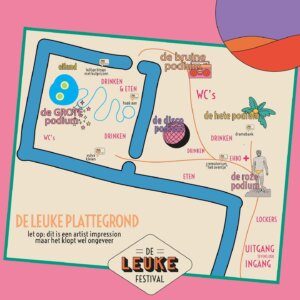 Plattegrond De Leuke Festival 2023