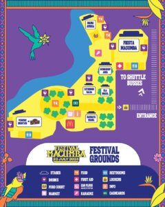 Plattegrond 2023 Festival Macumba