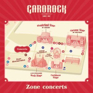 Plattegrond Garorock 2023