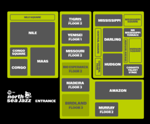 Plattegrond North Sea Jazz 2023
