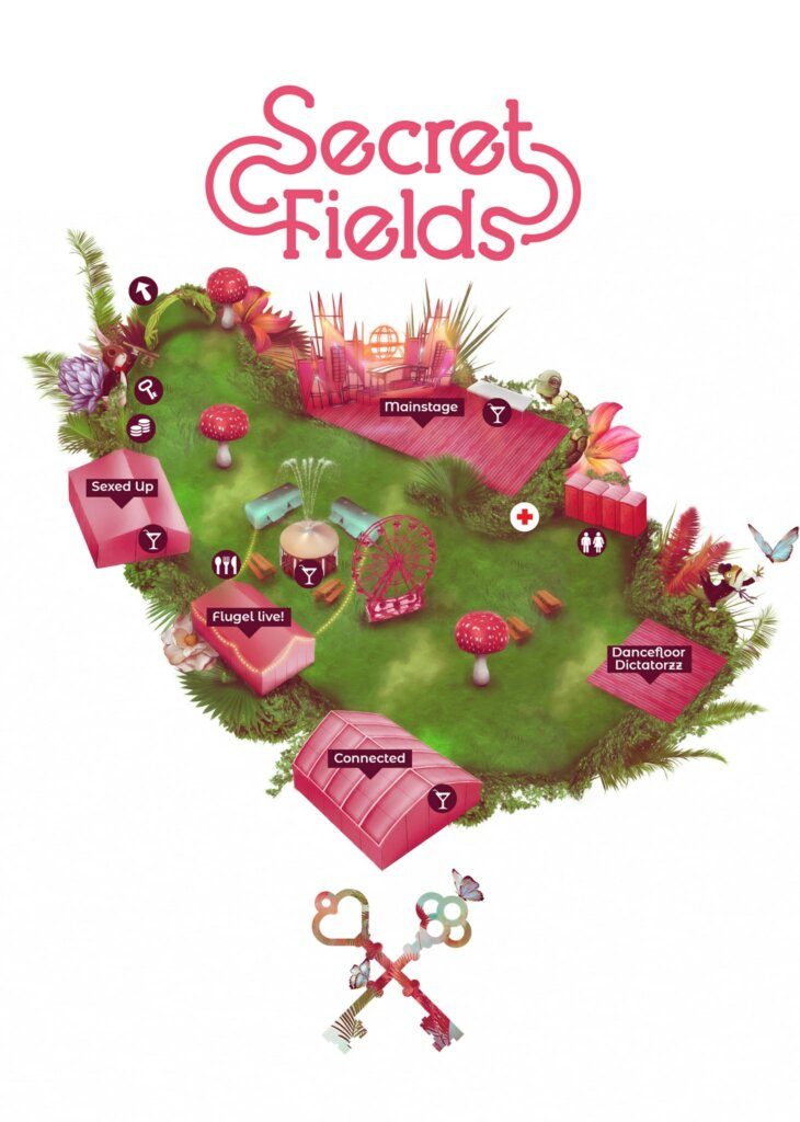 Secret fields plattegrond 2019