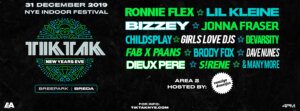 TIKTAK NYE Line-up Breda