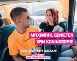 Maximaal genieten van Koningsdag? Boek nu jouw Partybus