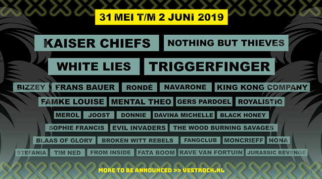 Vestrock 2019 programma compleet