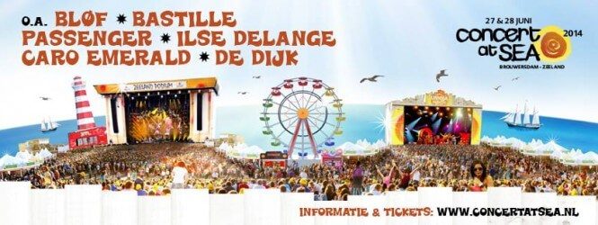Concert at SEA: Dansen aan zee!