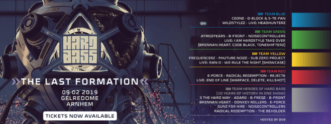 Deze namen staan op het programma van Hard Bass