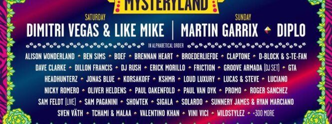 Camping line-up Mysteryland 2019 is bekend gemaakt!