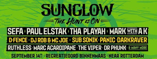 Sunglow line-up bekend gemaakt!
