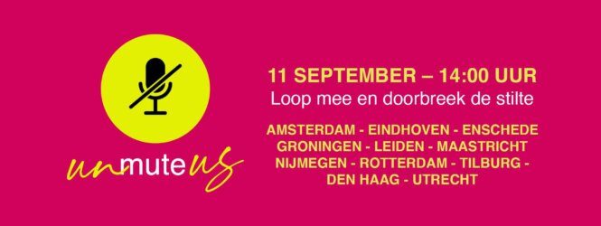 Unmute Us! – Loop mee op 11 september