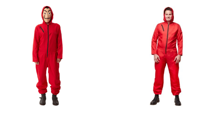 Winactie: 4 rode overall carnavalspakken La Casa de Papel
