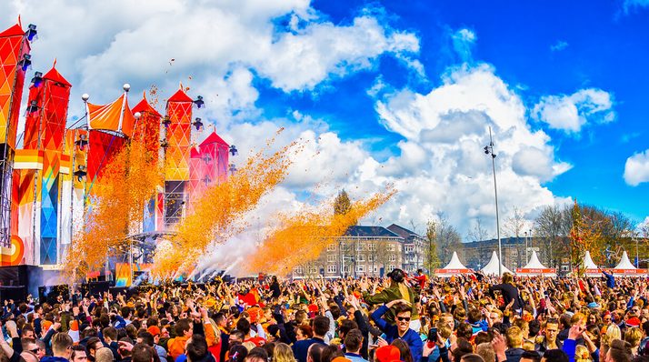 Festivals tijdens Koningsdag 2018