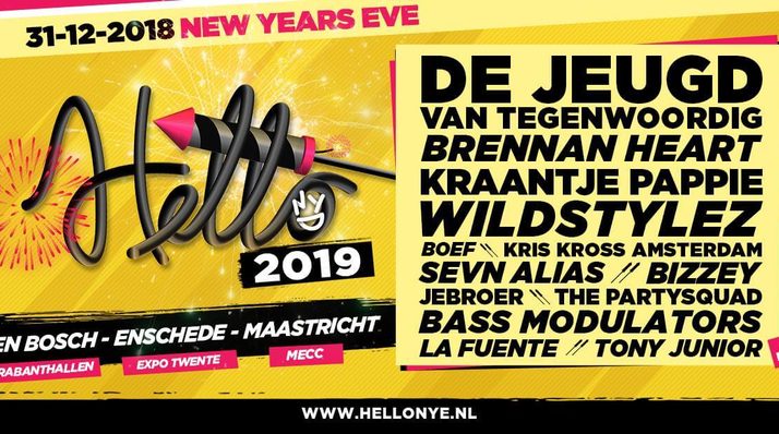 ‘Tijdens Hello 2019 vieren we non-stop oud en nieuw’