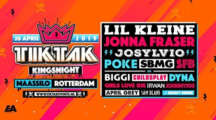 Combi ticket TIKTAK Koningsnacht én Kingsland Festival