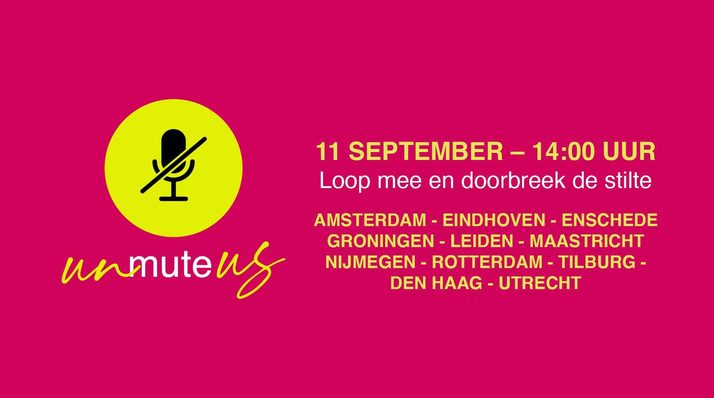 Unmute Us! – Loop mee op 11 september