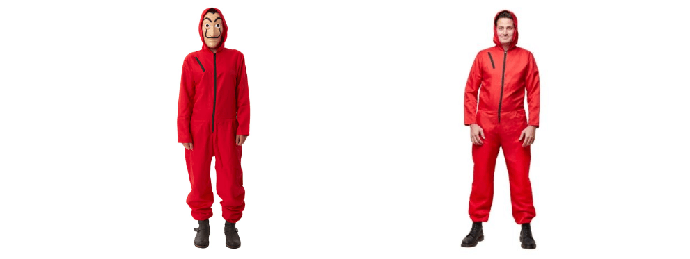 Winactie: 4 rode overall carnavalspakken La Casa de Papel